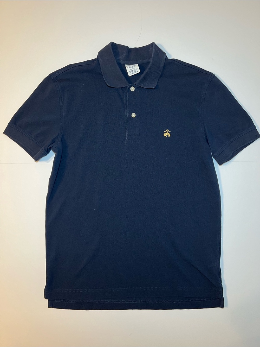 Brooks Brothers slim fit Men's Navy Polo Shirt with Embroidered Logo size small